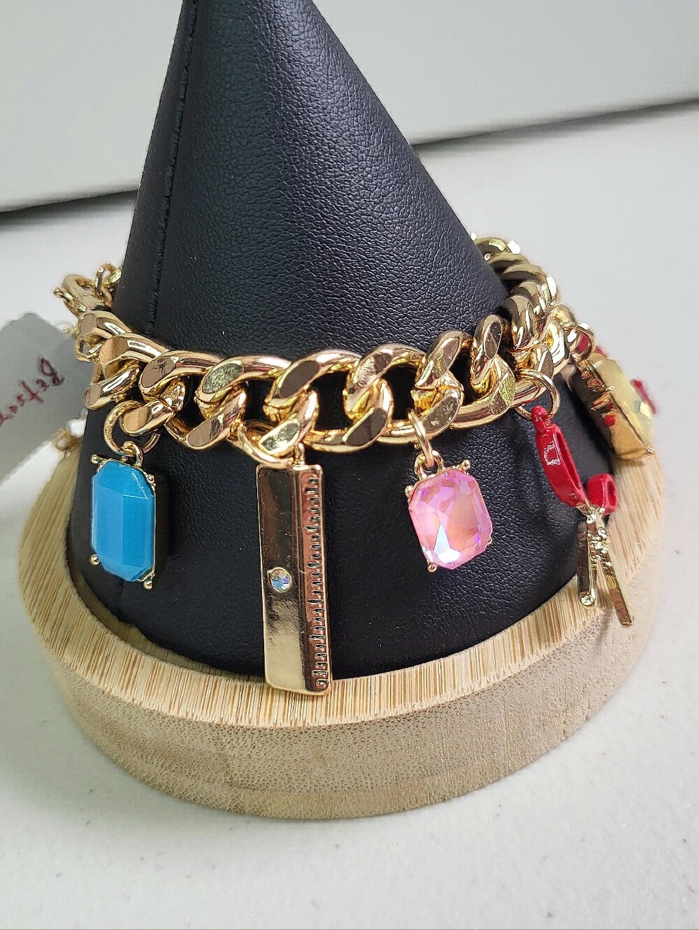 Betsey Johnson Back To School Teacher Necklace Bracelet And Earrings Set. NWT - Picture 9 of 16